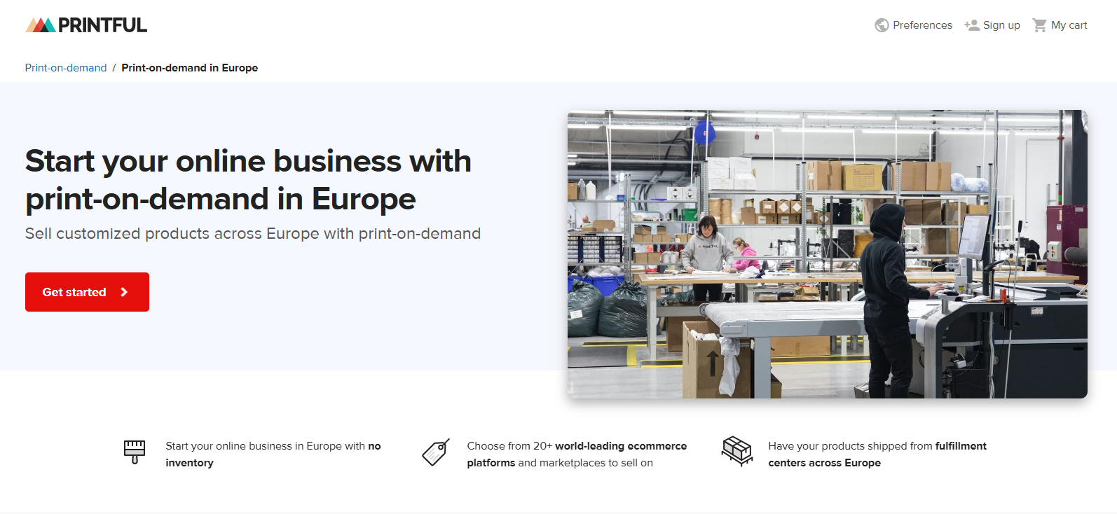 Printful (Print-on-Demand, EU Fulfillment)