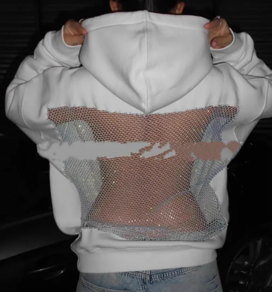 Back Mesh Hoodie